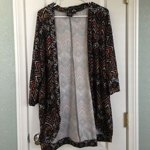 3x patterned Shrug
